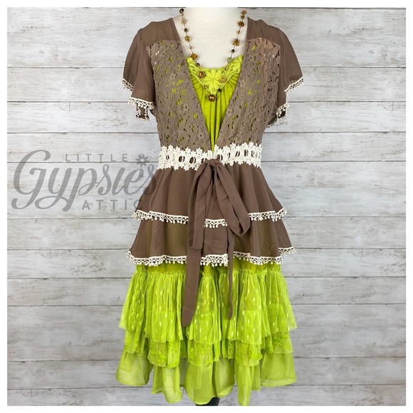 A'Reve Dresses & Skirts - A'reve Granny Smith Apple Green Slip Dress